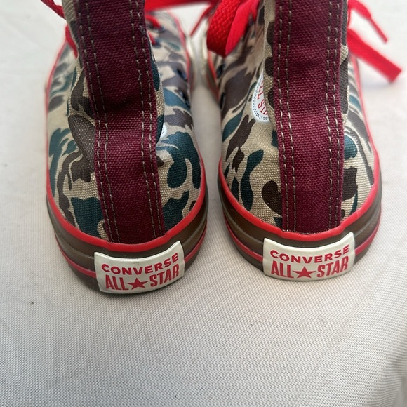 Converse boys Size 1, custom ID sneakers one of a kind sneaker. - Picture 4 of 5